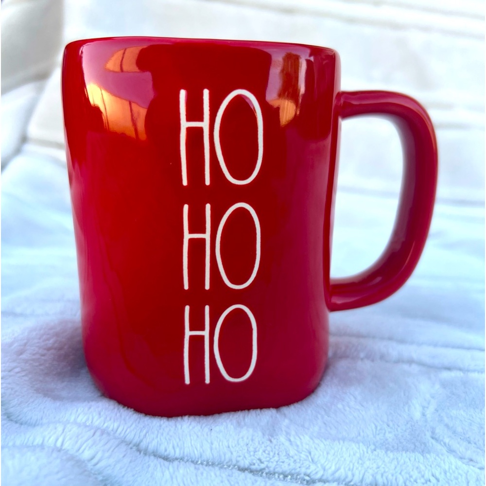 Rae Dunn HO HO HO Christmas Holiday Mug 28oz NWOT